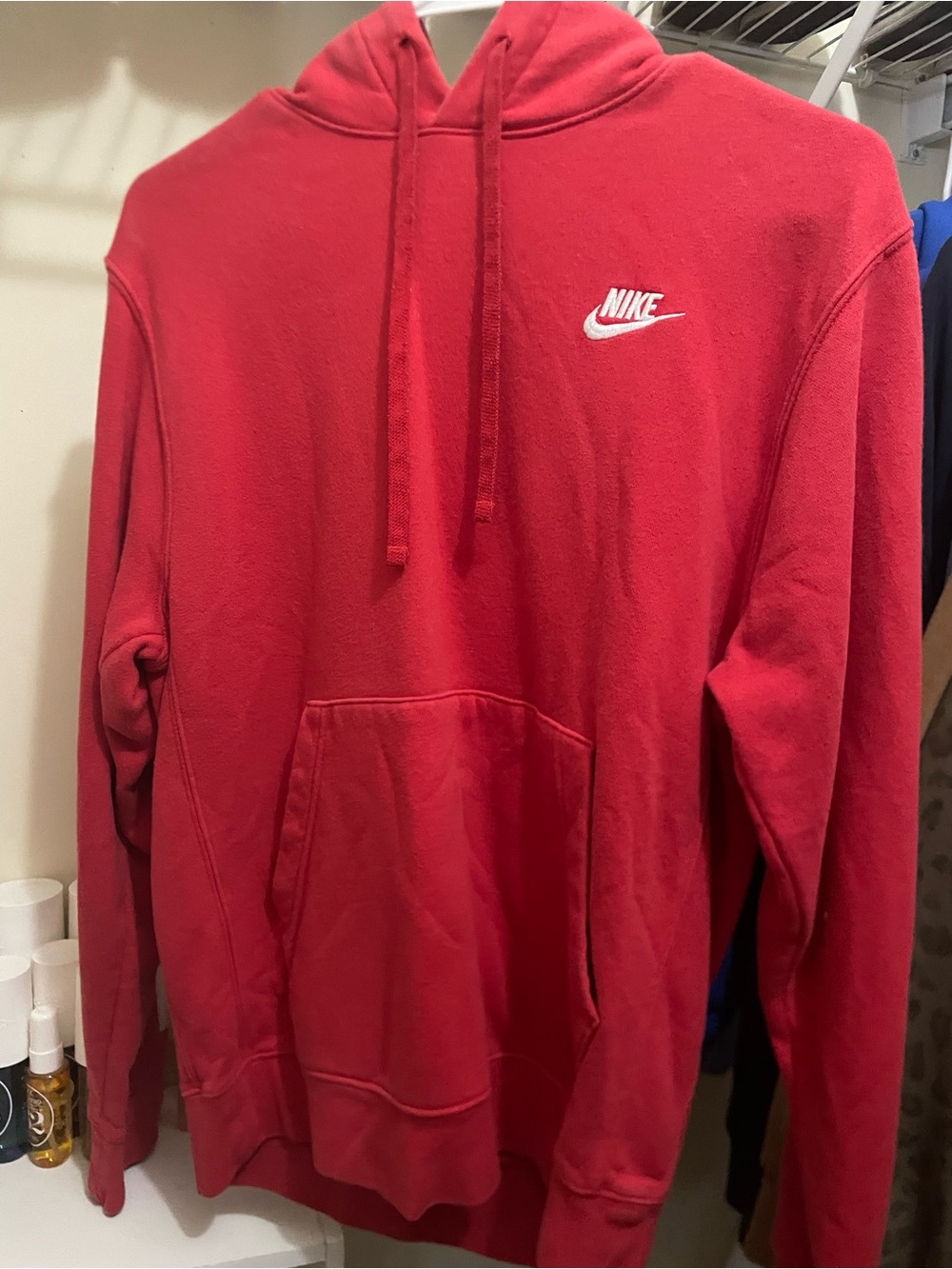 Nike Red Pullover Hoodie